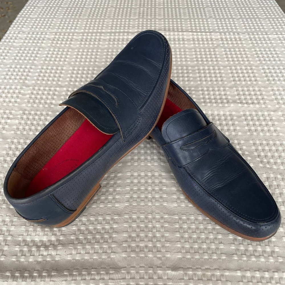 Alfani Men's Navy Blue Loafers
